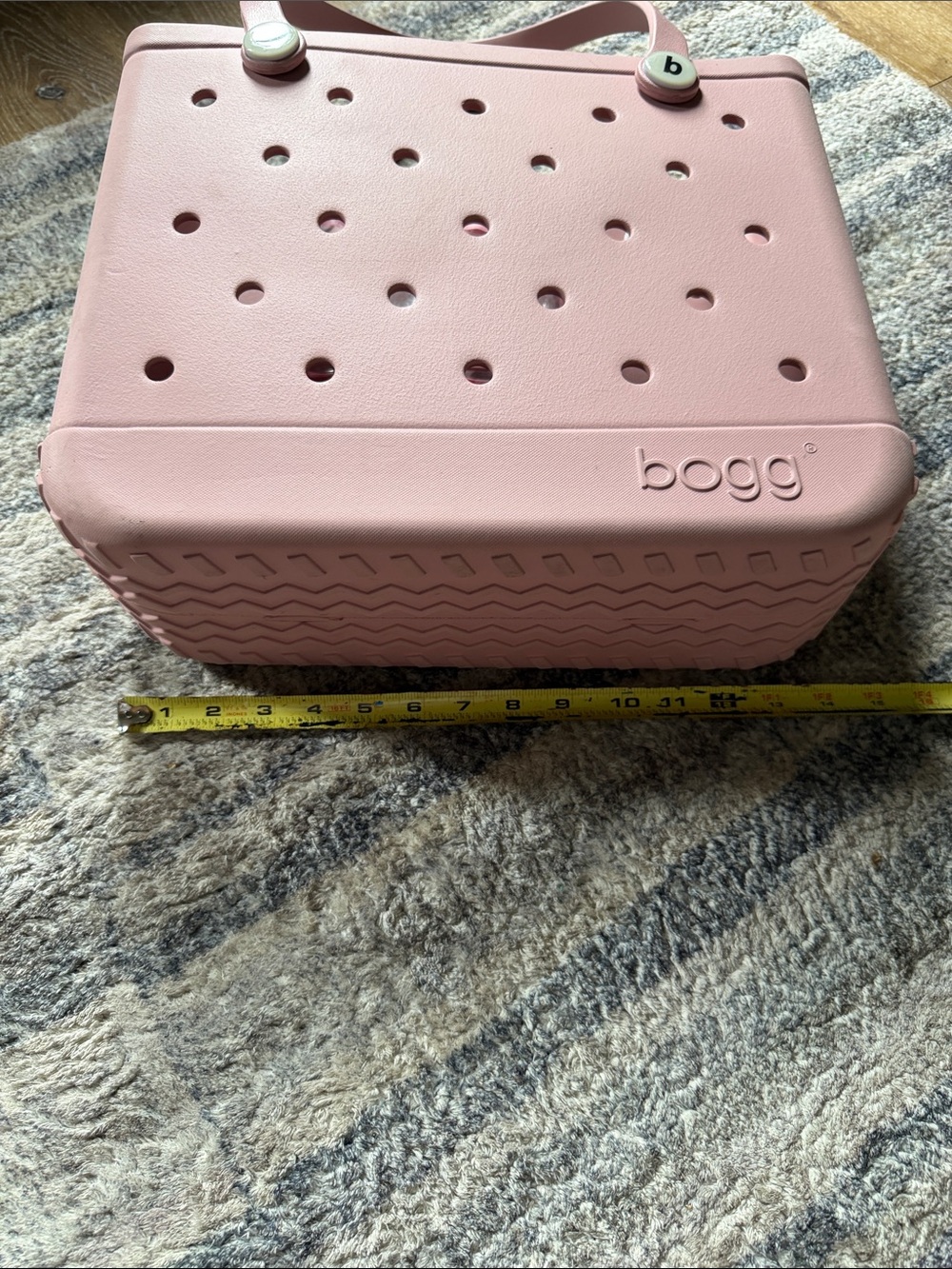 BOGG BAG Pink Perforated Tote - Picture 2 of 7